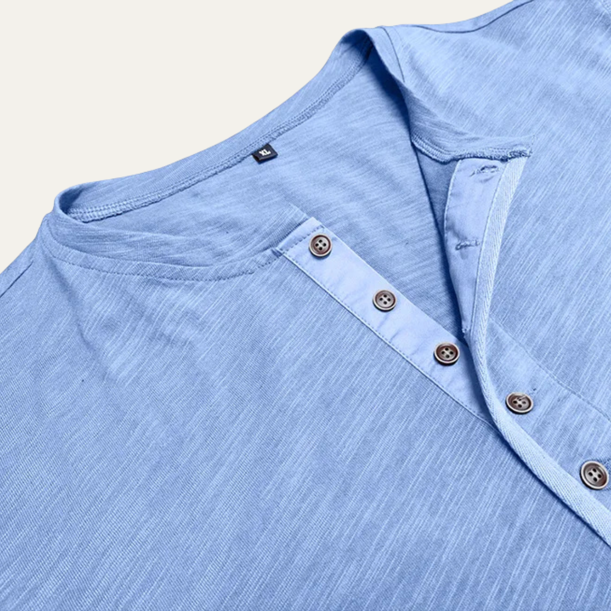 The Oakbrook Ridge Men’s Casual Solid Color Slim Fit Henley T Shirt