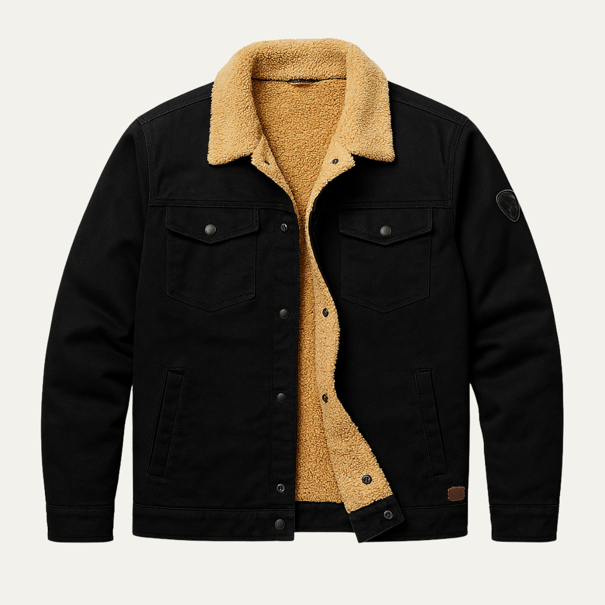 The Vancouver Men's Fleece Lined Outdoor Jacket - Modern &amp; Warm