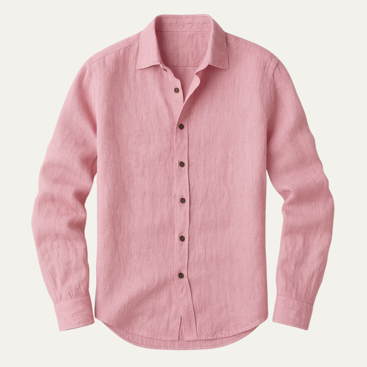 The Zurich Vintage Long Sleeve Linen Shirt for Men