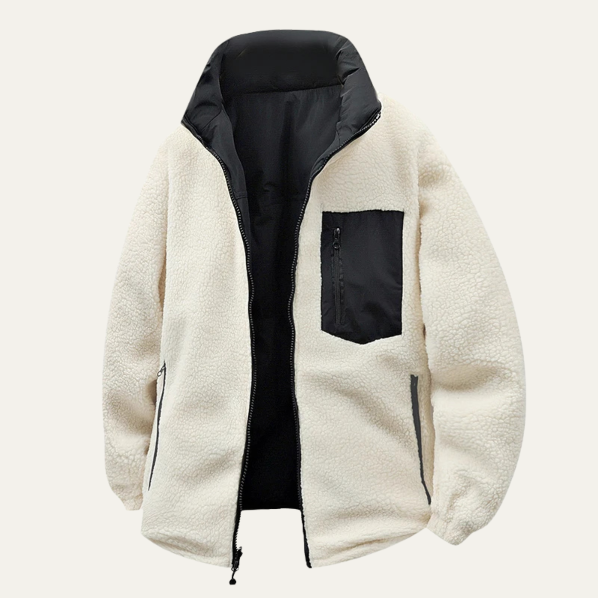 The Cala Mariolu Men’s Warm Double Sided Fleece Sherpa Jacket