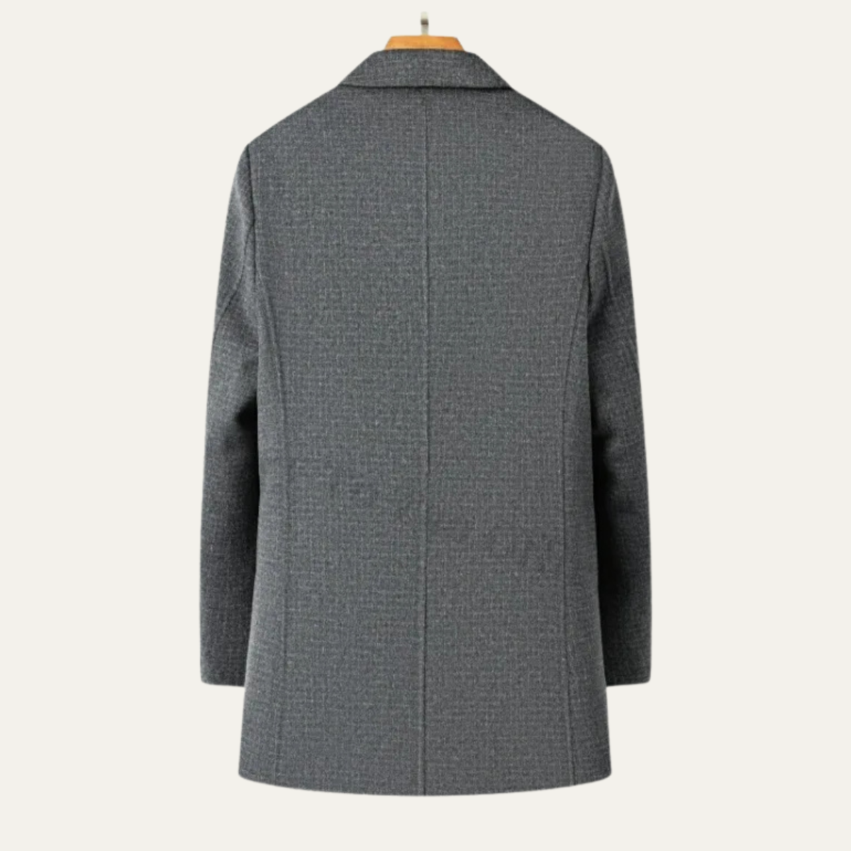 The La Villa Men’s Classic Double Faced Wool Coat
