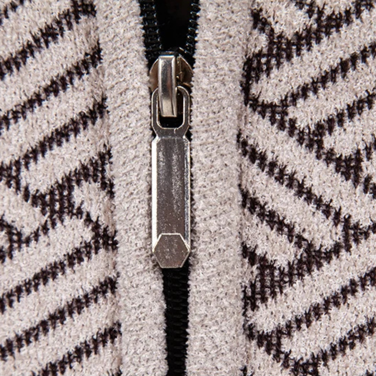 The Brackenridge Men’s  Warm Fleece Lined Thick Knitted Full Zip Jacket