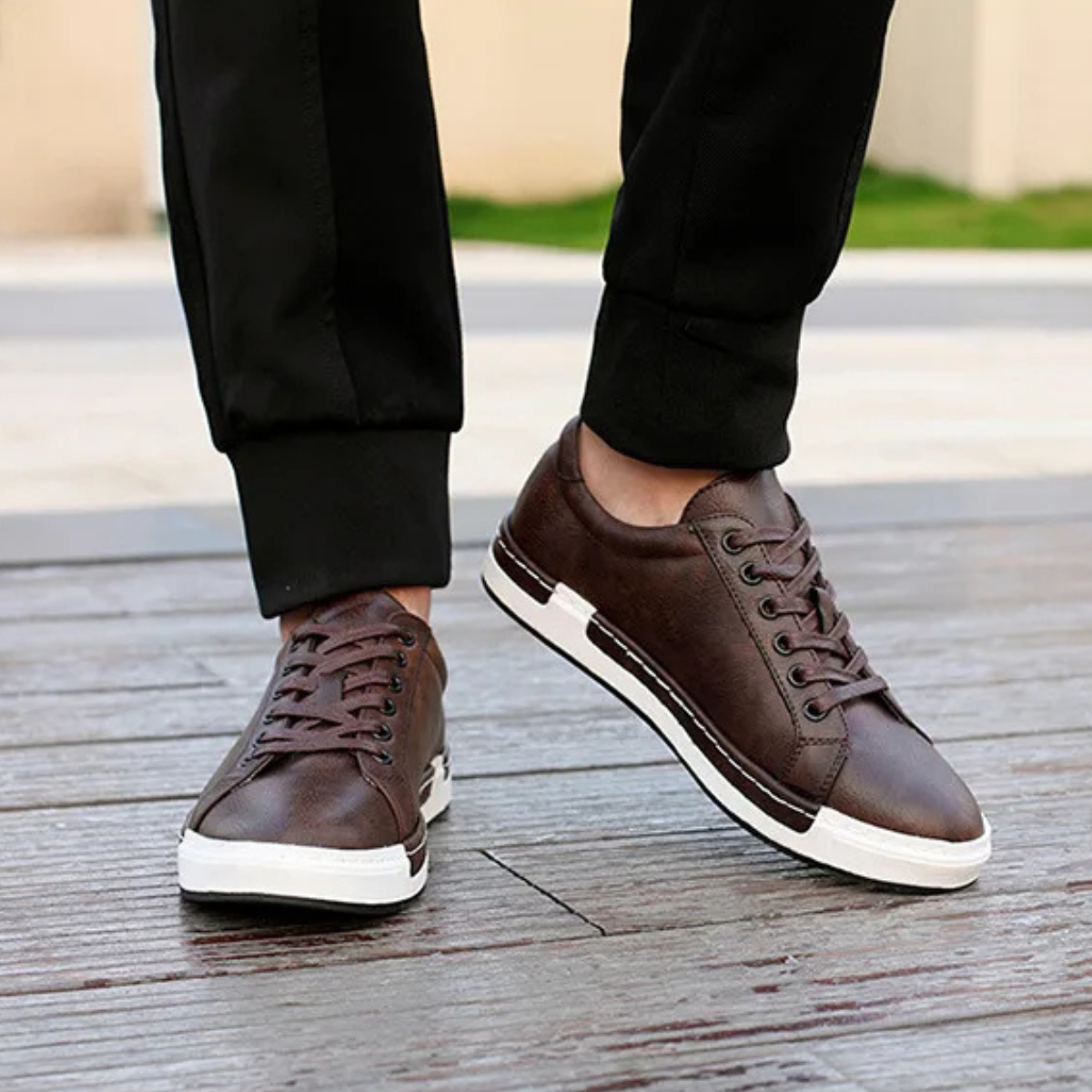 The Bridgewater Men’s Vintage Trendy Classic Lace Up Shoes