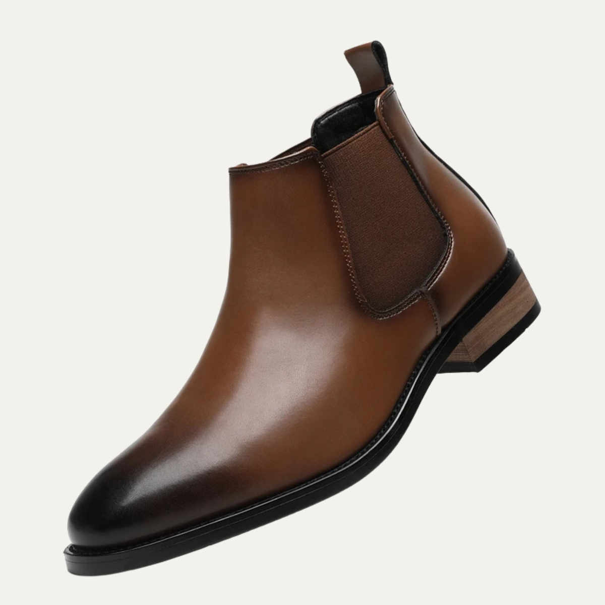 The Treviso Men’s Smart Leather Ankle Chelsea Boots