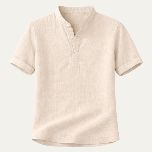 The Meadowbrook Ridge Men's Lightweight Linen Summer Trendy Button Up Shirt