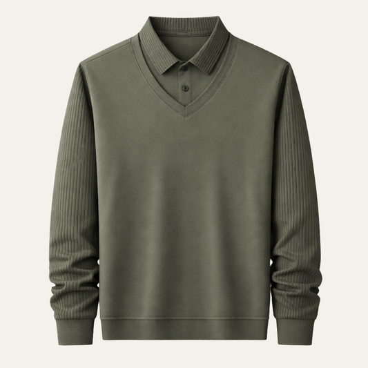 The Sirmione Men’s Casual Business Knit Polo Shirt