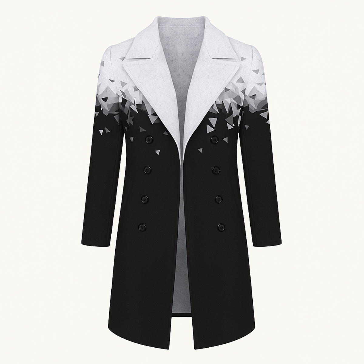 The Redmond Men's Casual Wool Blend Long Winter Jacket with Pockets