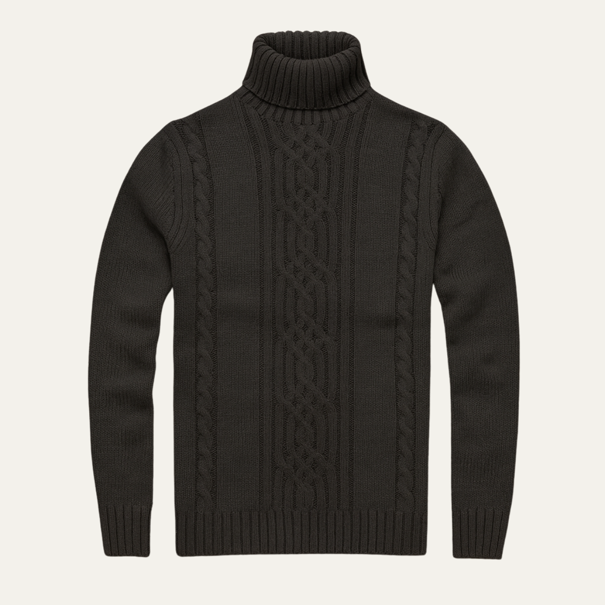 The Courchevel Knitted Turtleneck Sweater for Men - Merino Wool
