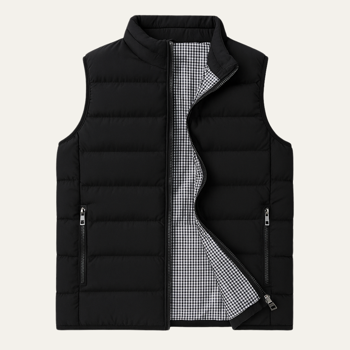 The Chiron Men’s Luxury Puffer Quilted Vest - 2025