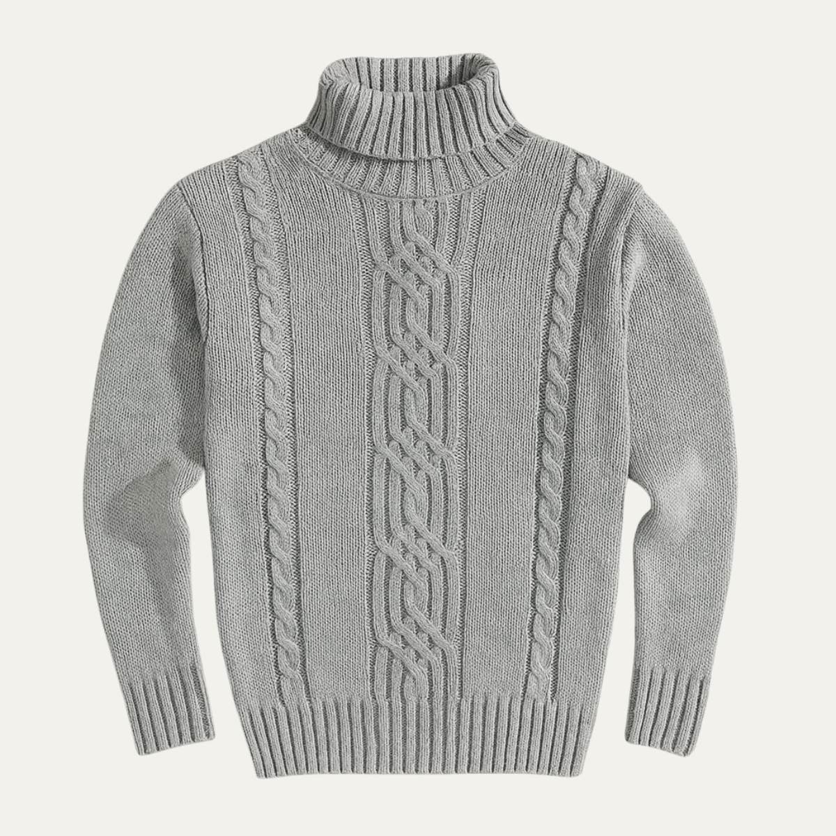 The Courchevel Knitted Turtleneck Sweater for Men - Merino Wool