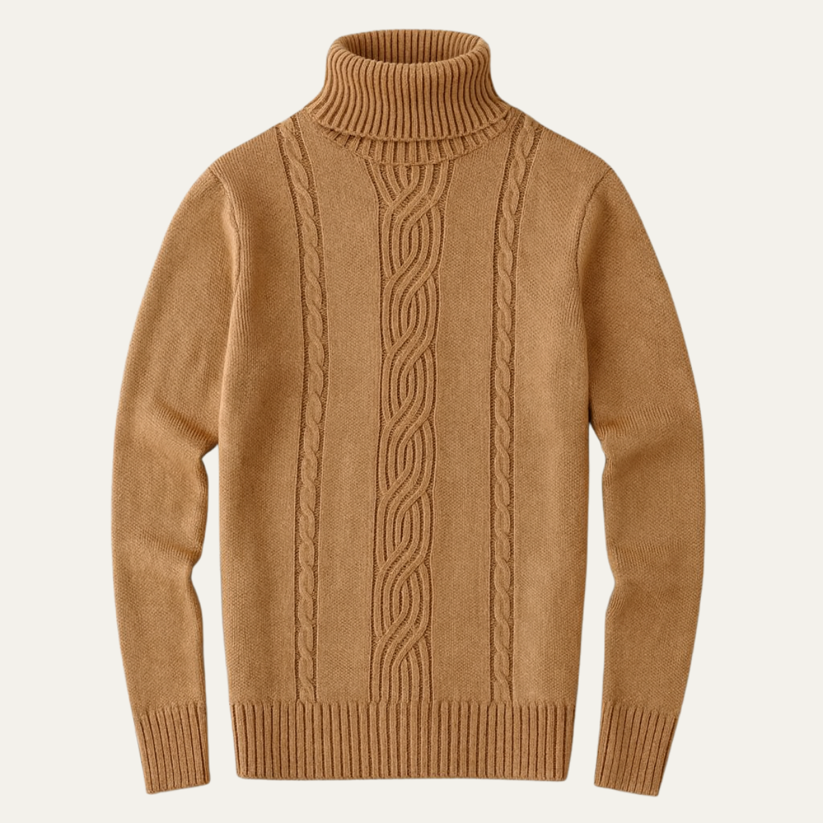 The Courchevel Knitted Turtleneck Sweater for Men - Merino Wool