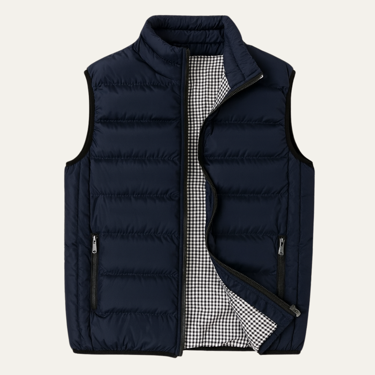 The Chiron Men’s Luxury Puffer Quilted Vest - 2025