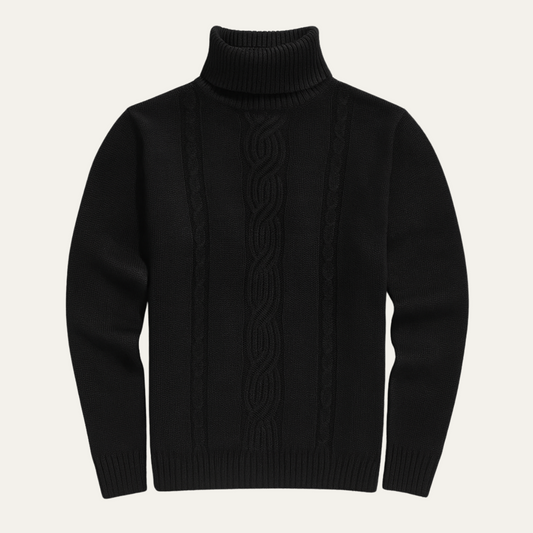 The Courchevel Knitted Turtleneck Sweater for Men