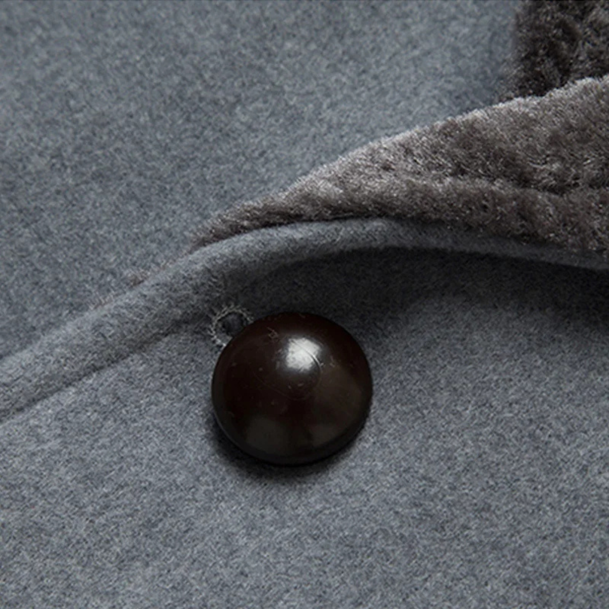 The Pinebrook Men’s Winter Slim Fit Long Jacket with Fur Lapel