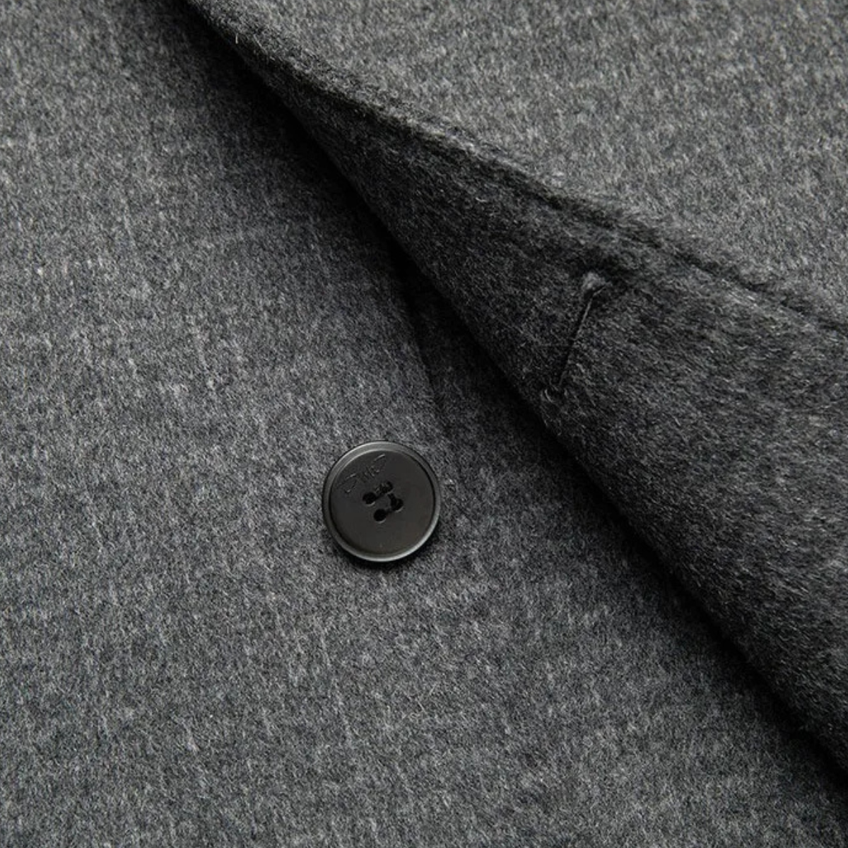 The La Villa Men’s Classic Double Faced Wool Coat