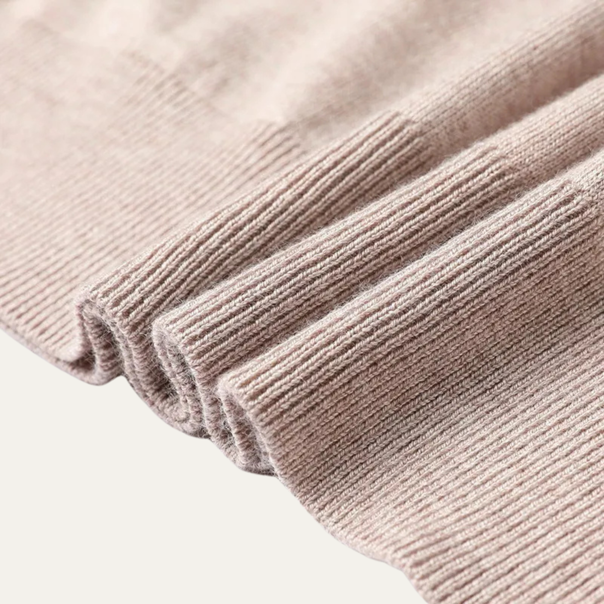 The Silverhaven Men’s Soft Cashmere Polo Collar Knit Sweater