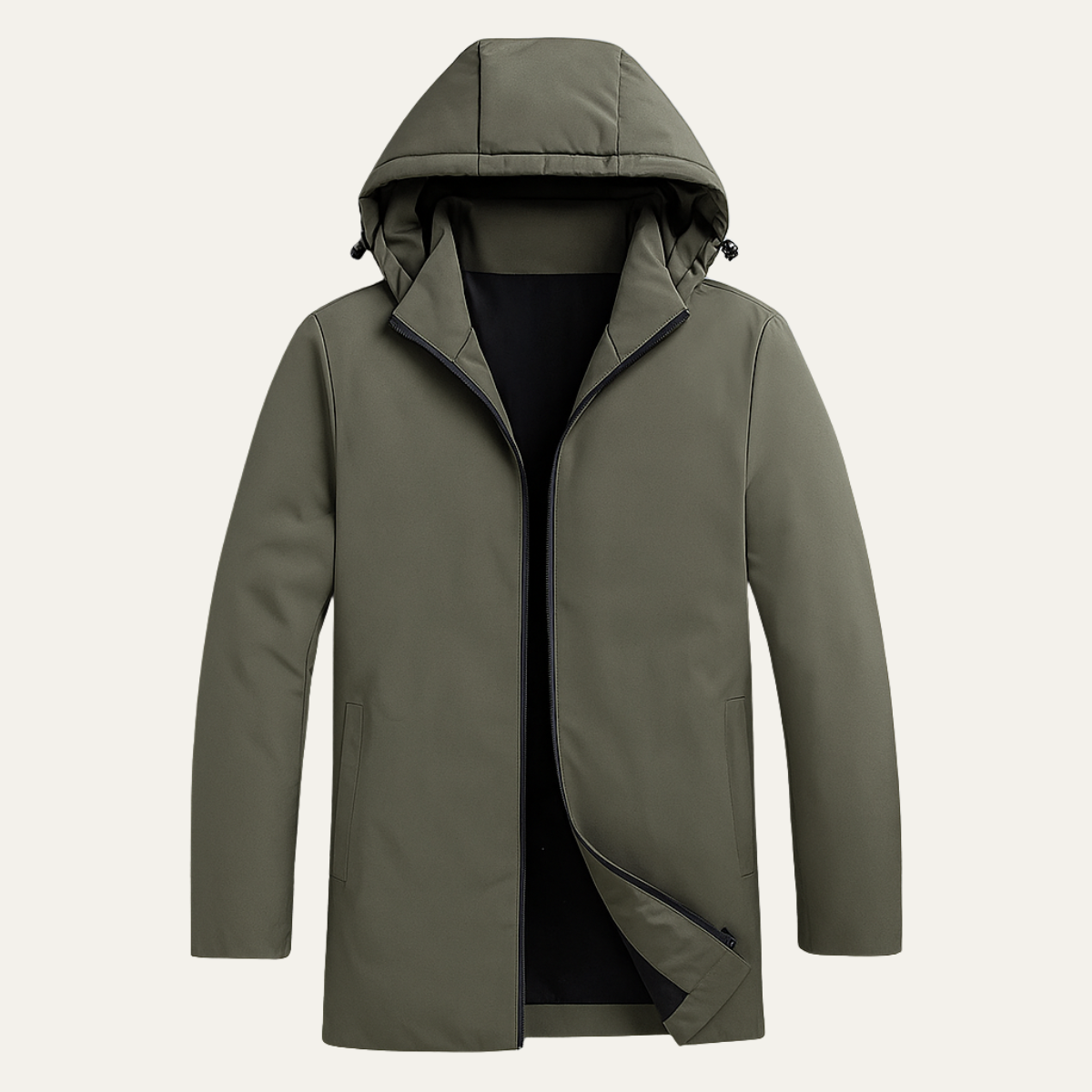 The Mountclair Men’s Modern Fit Warm Hooded Jacket