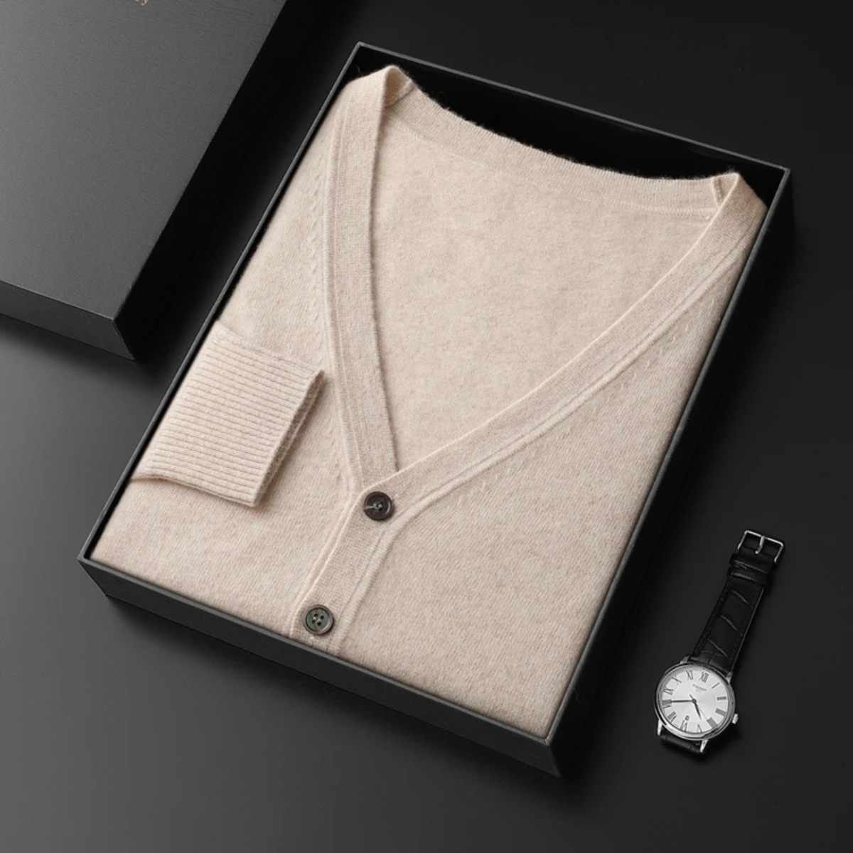 The Ravenport Cashmere Sweater – Men's 100% Soft Luxury Wool Knit Sweater