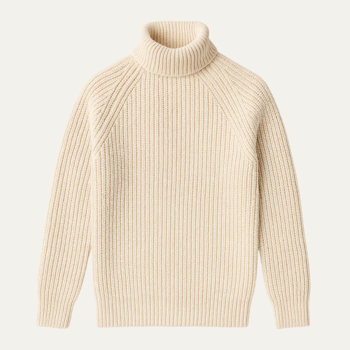The Dundee Men's Chunky Wool Turtleneck Warm Sweater