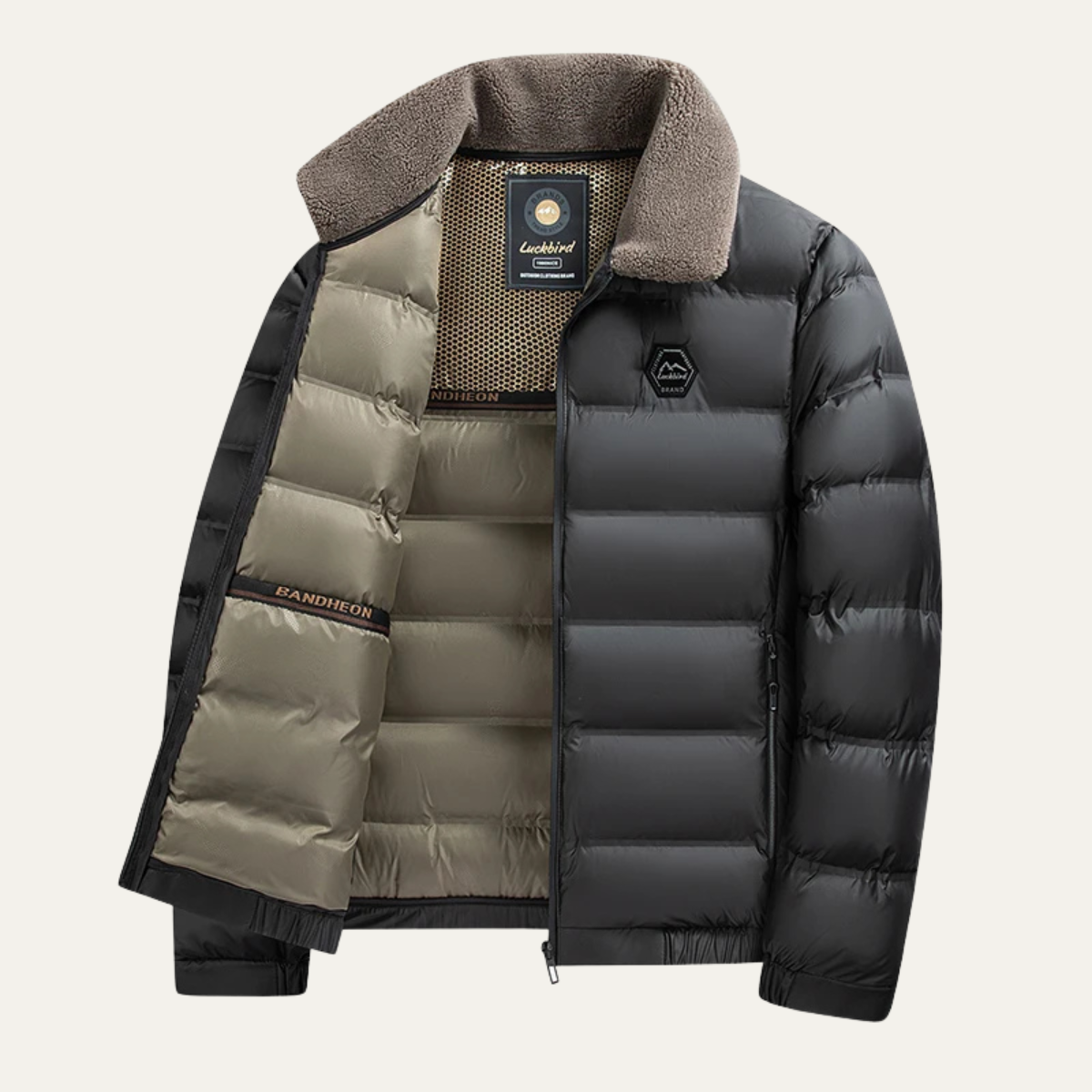 The Greenstead Men’s Padded Warm Winter Quilted Jacket