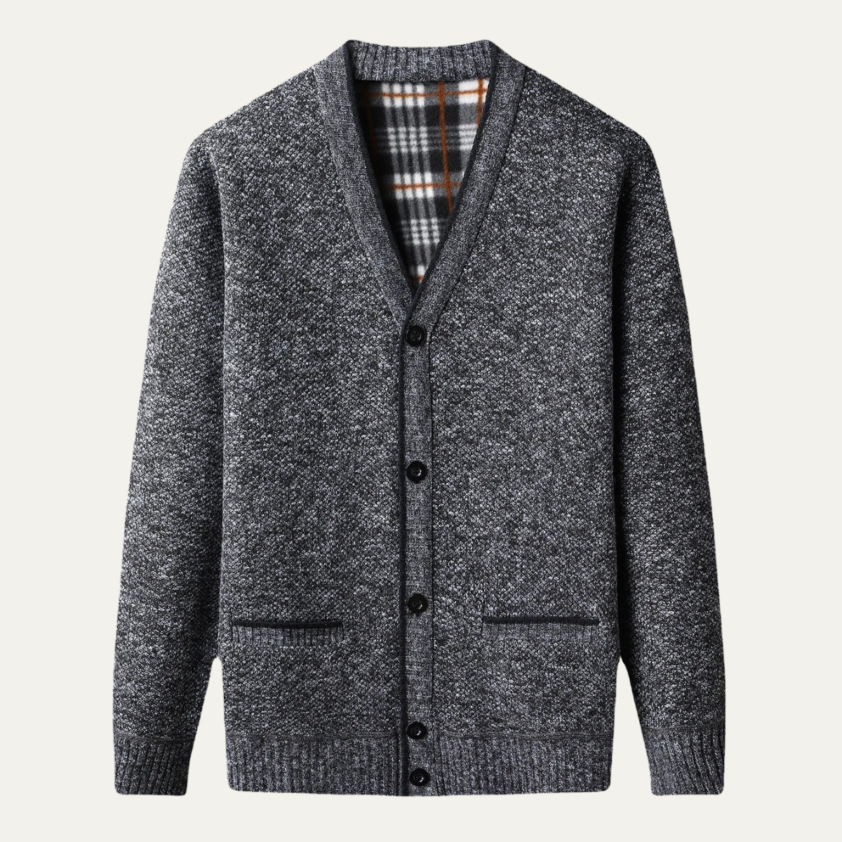 The Inverness Men's Classic Soft Knit Button Cardigan