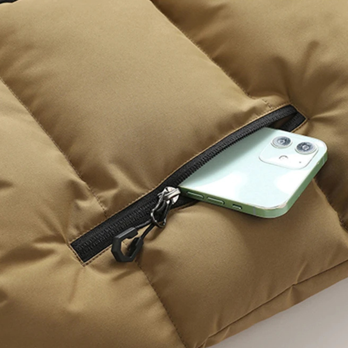 The Cedarfall Men’s Warm Hooded Winter Puffer Gilet with Zip Pockets