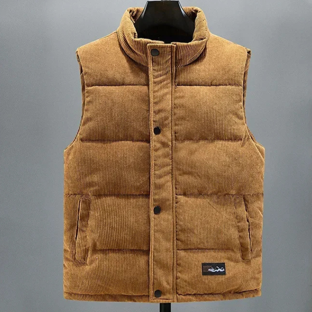 The Silverhill Men’s Corduroy Warm Padded Puffer Vest