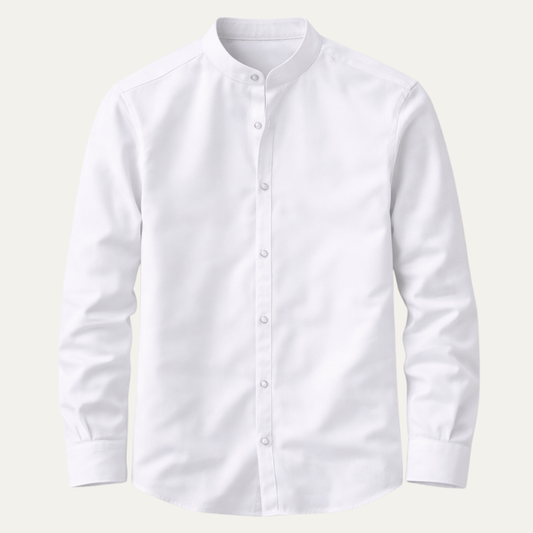 The Willowgate Men’s Slim Fit Stand Collar Shirt