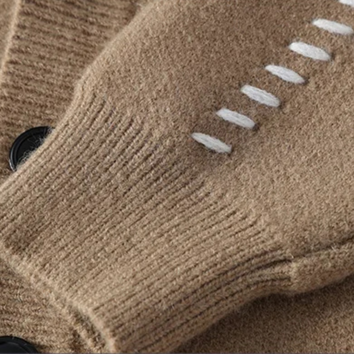 The Brexton Men’s Knitted Cardigan – Casual V Neck Button Down