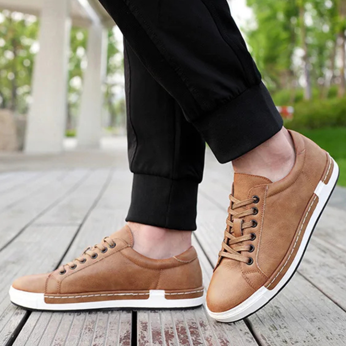 The Bridgewater Men’s Vintage Trendy Classic Lace Up Shoes