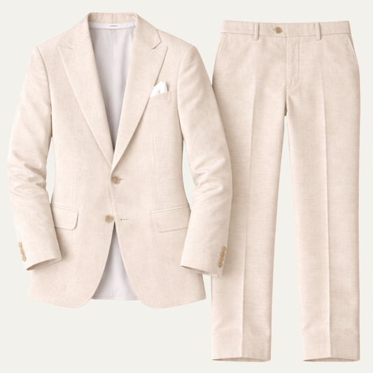 The Montreux Men’s Timeless Linen Suit Set – Blazer & Pants