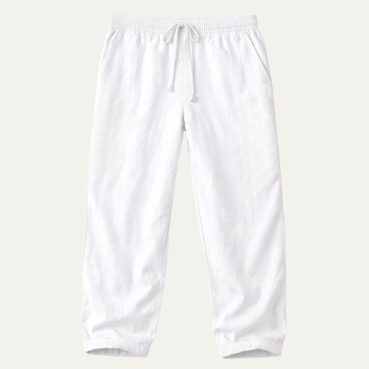 The Pinebrook Park Men’s Loose Cotton Linen Drawstring Pants