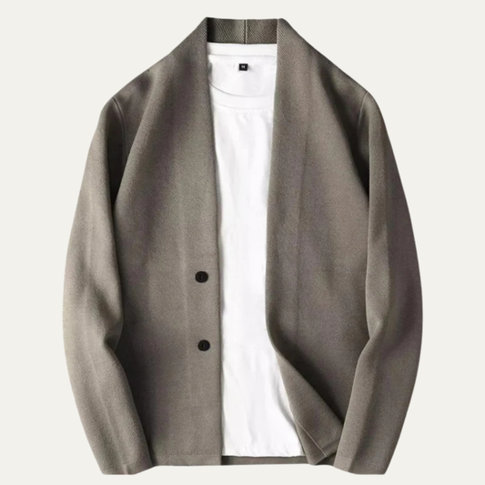 The Westbridge Men’s Casual Button Front Knitted Cardigan