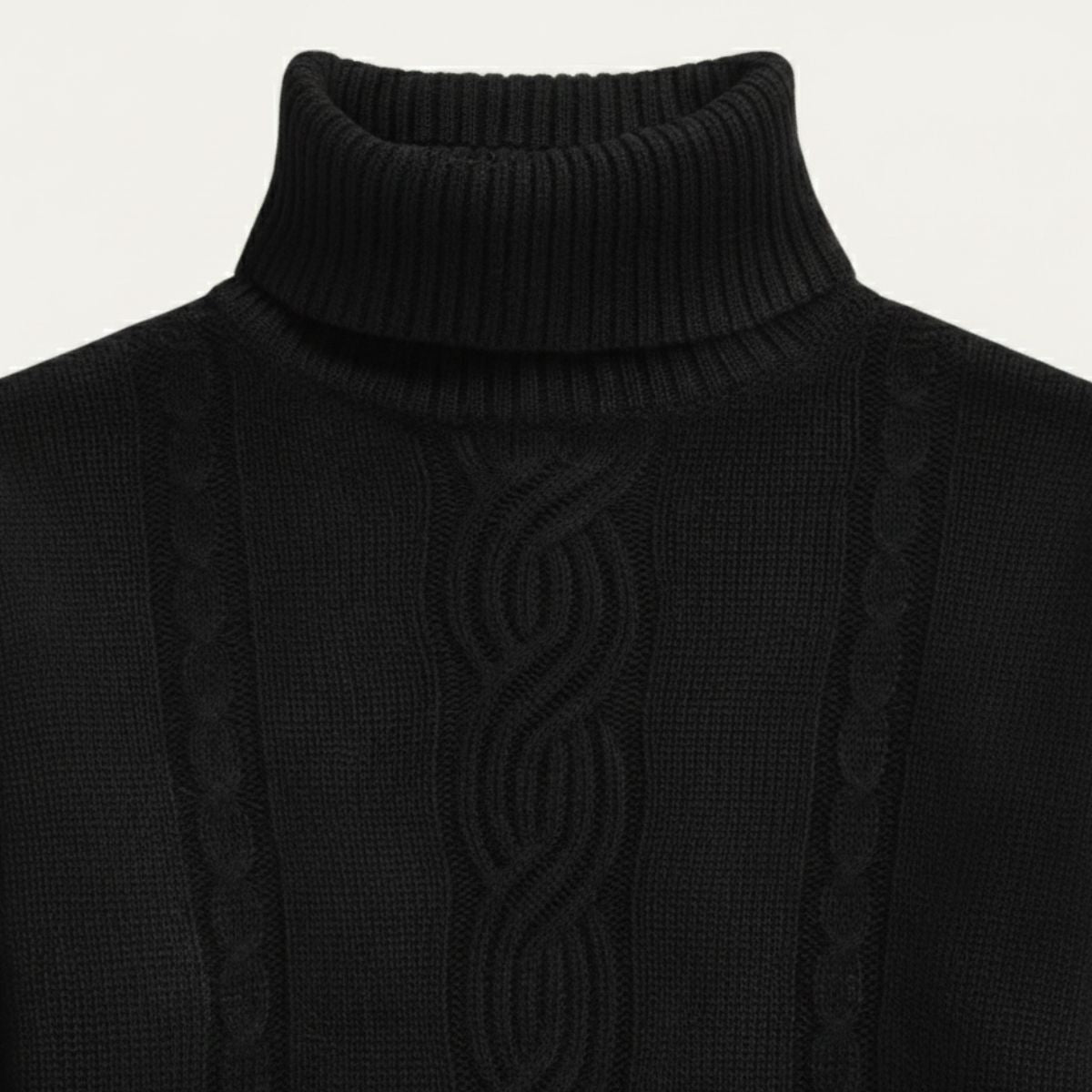 The Courchevel Knitted Turtleneck Sweater for Men - Merino Wool