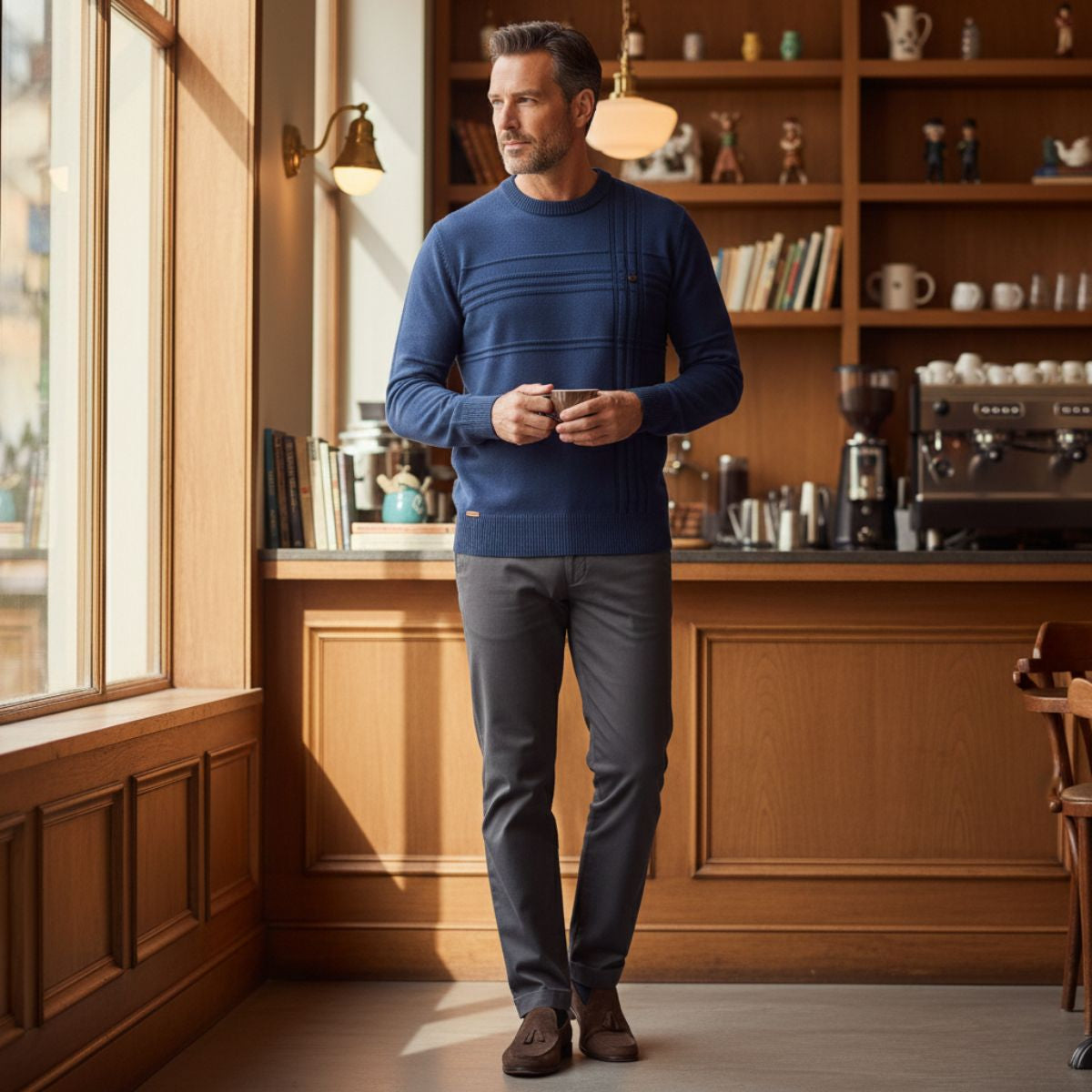 The Windsor Crew Neck Sweater for Men