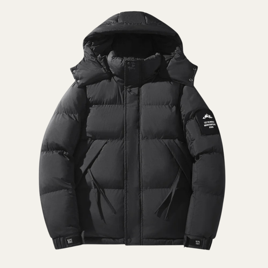 The Assisi Men's Trendy Detachable Hood Loose Fit Jacket