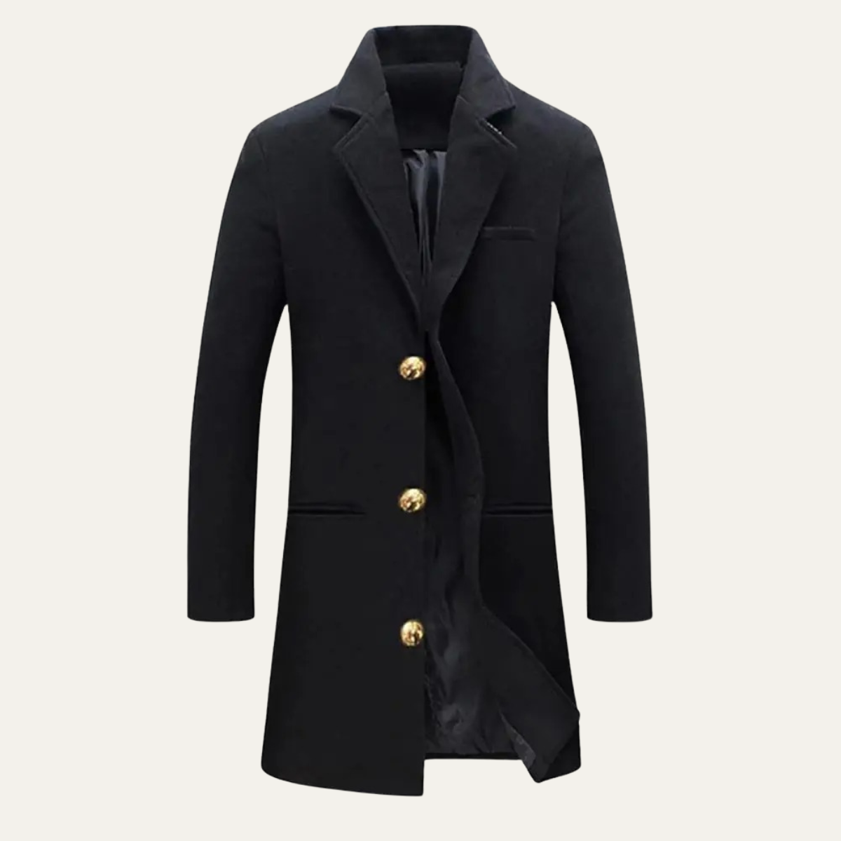 The Wandsworth Men’s Elegant Wool Blend Overcoat