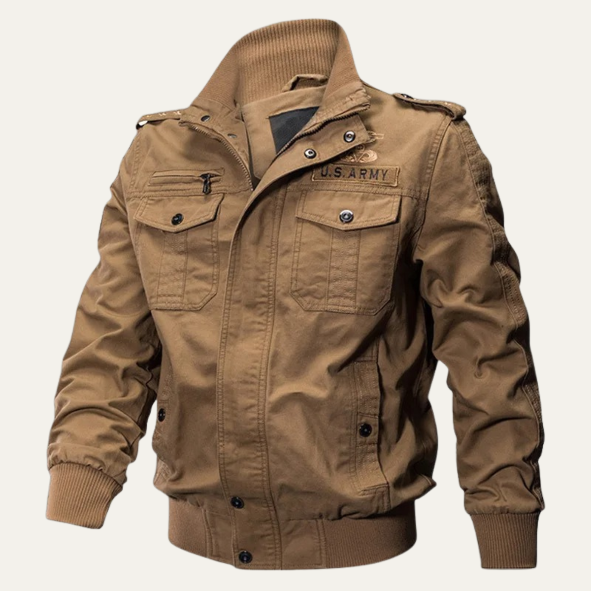 The Sydenham Men’s Windproof Multi-Pocket Military Bomber Jacket