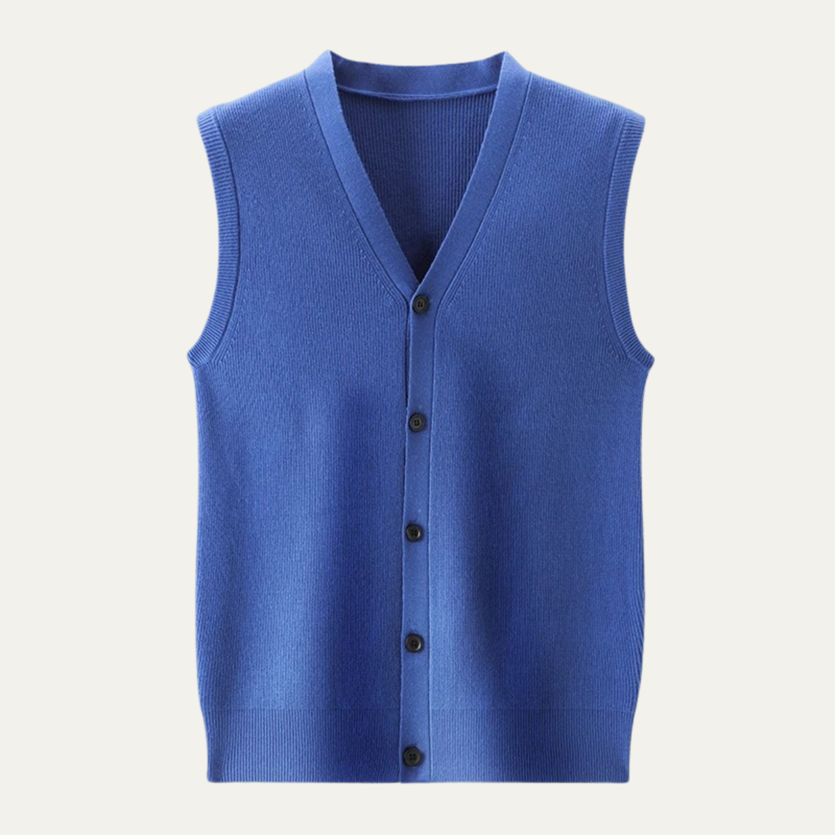 The Castellammare Men’s Smart Button Knit Waistcoat