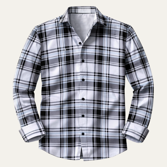 The Livorno Men’s Western Style Shirt Cowboy Print Trendy Shirt