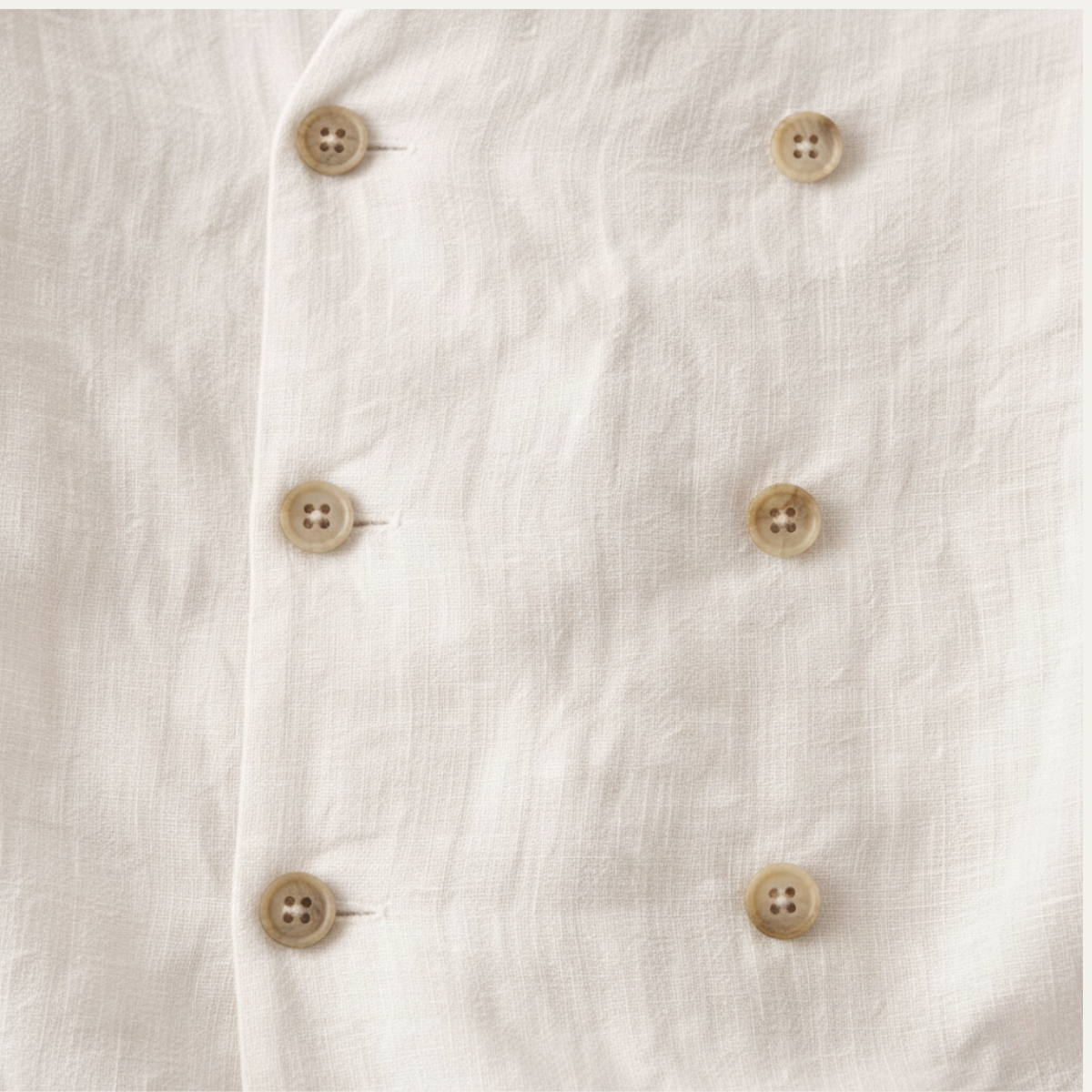 The Coventry Men’s Vintage Double Breasted Cotton Linen Shirt