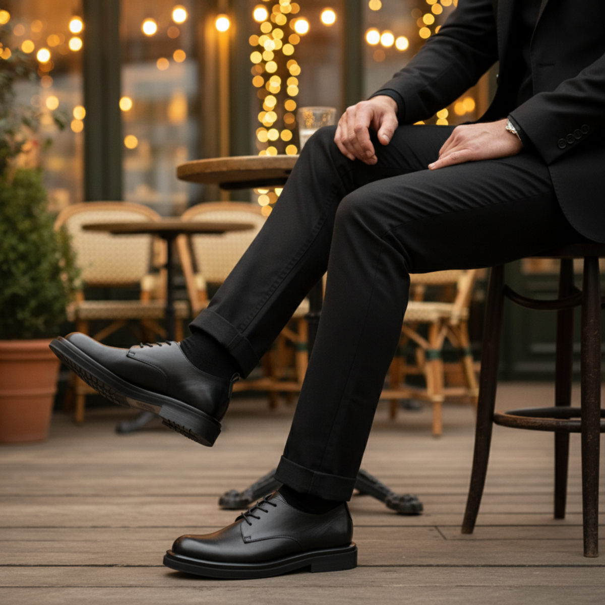 The Trento Men’s Leather Dress Shoe – Formal Lace Up Smart Shoe