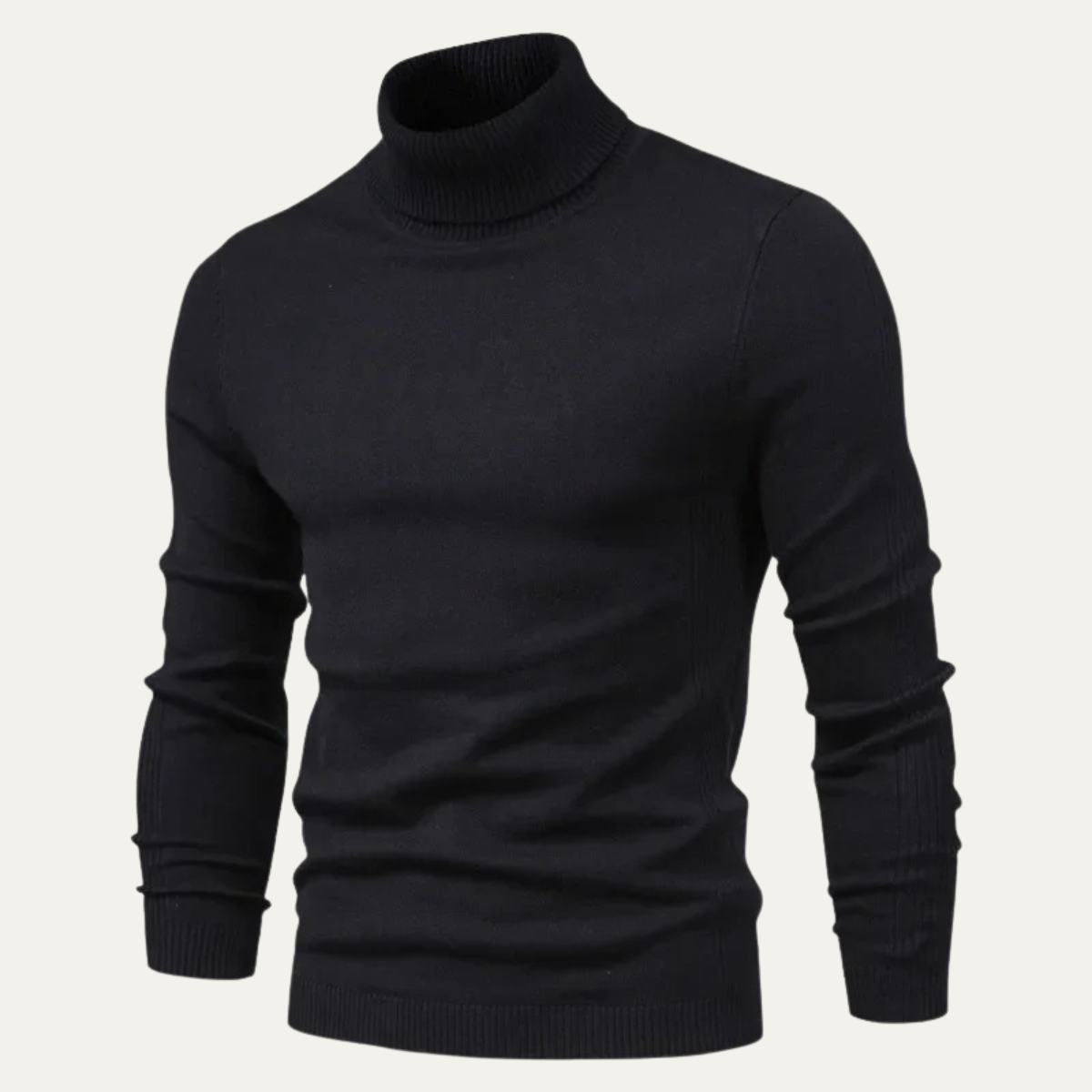 The Caernarfon Men's Slim Fit Turtleneck Casual Sweater
