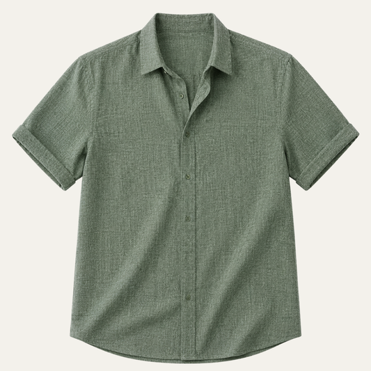 The Procida Men's Trendy Linen Button Up Shirt