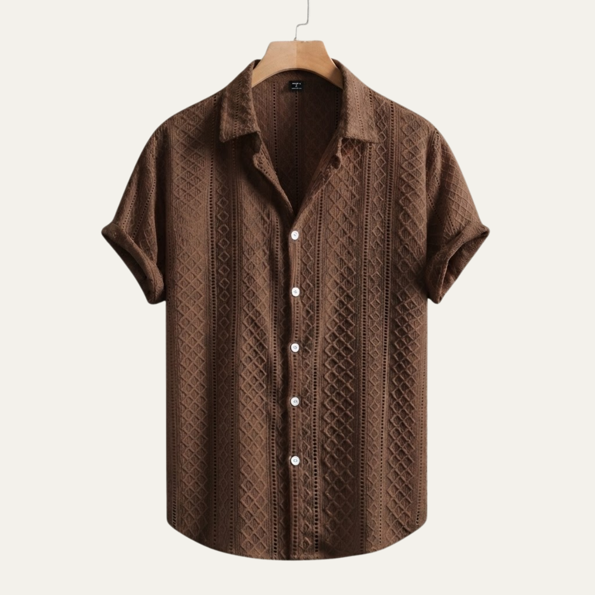 The Foxbrook Men’s Soft Textured Button Up Shirt