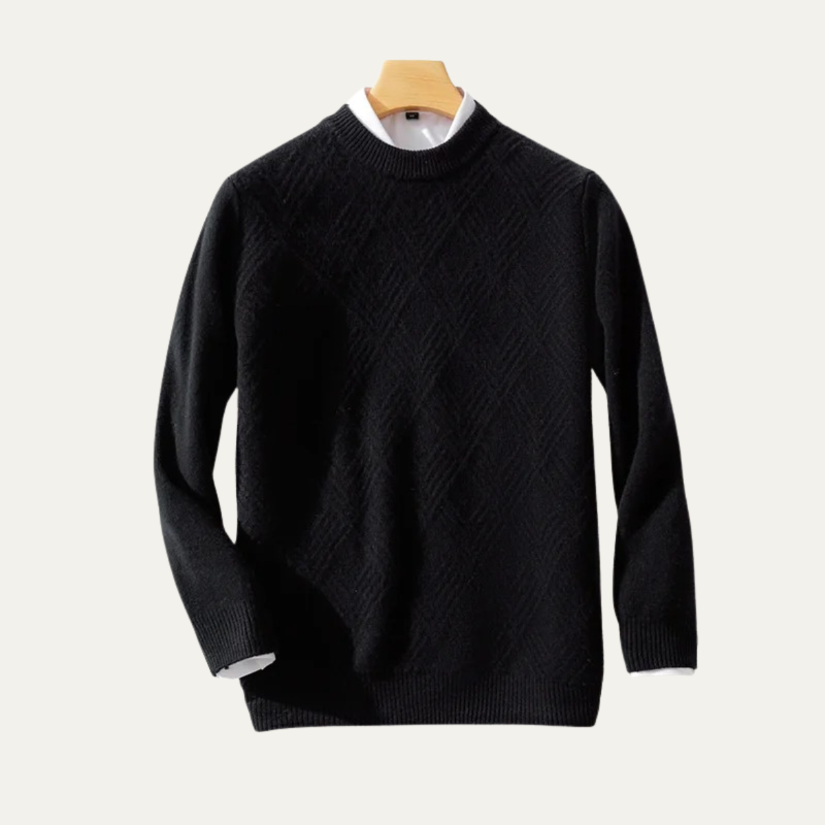 The Inverness Men’s Warm Winter Knit Wool Sweater