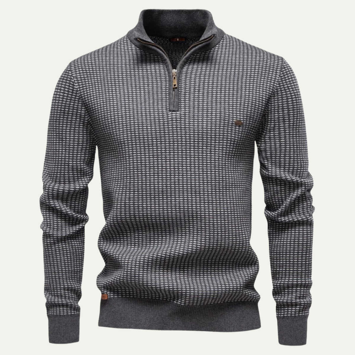 The Conwy Men's Half Zip Warm Winter Sweater