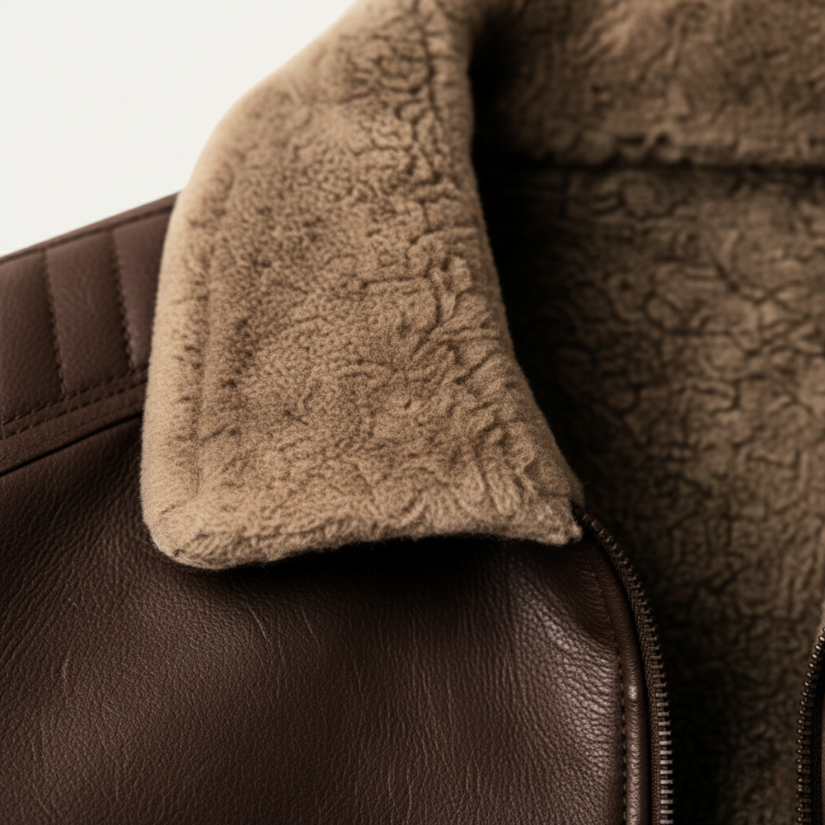 The Pantelleria Men’s Winter Fleece Lined Faux Leather Jacket
