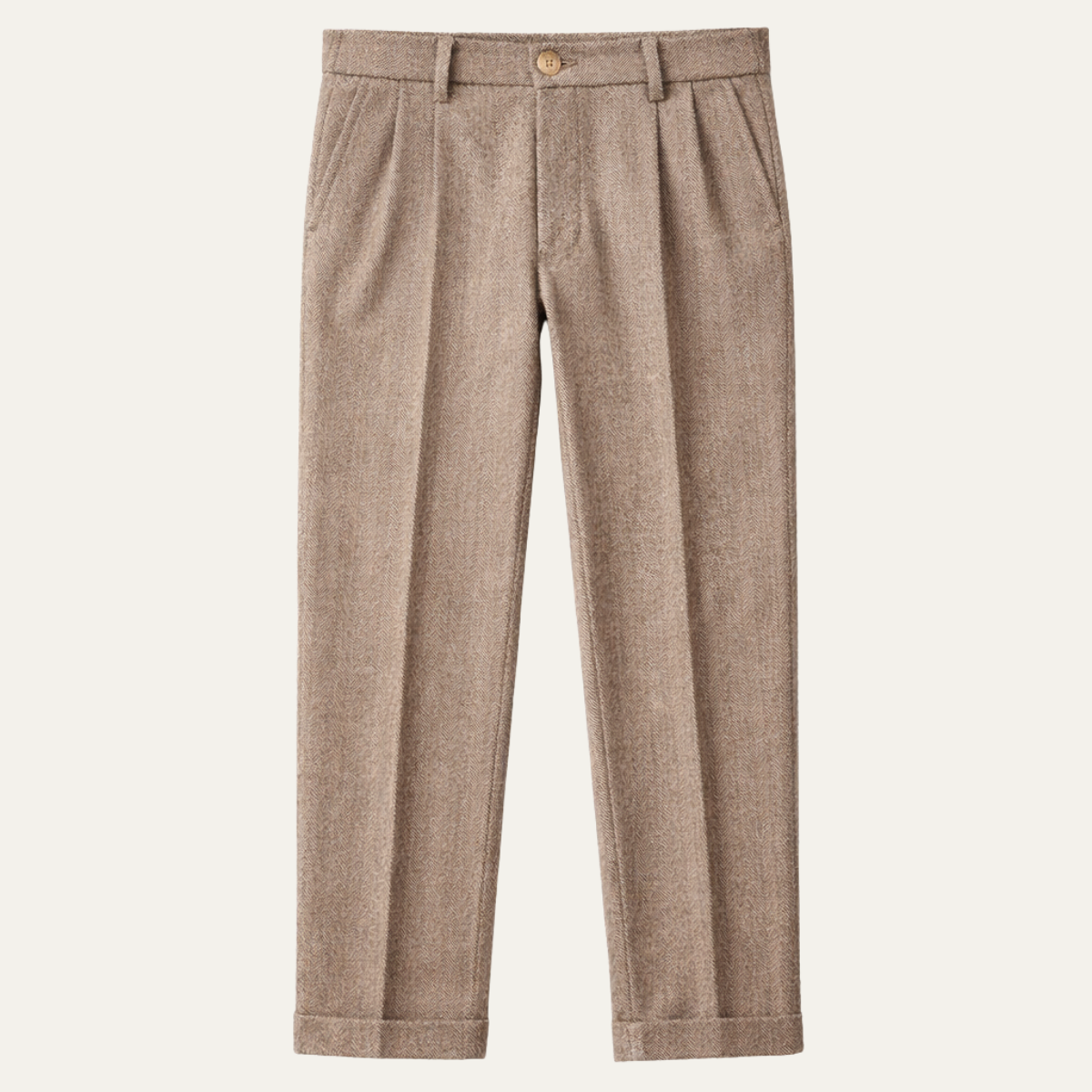 The Hawkington Men’s Vintage Herringbone Straight Leg Pants