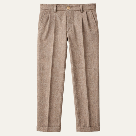 The Hawkington Men’s Vintage Herringbone Straight Leg Pants